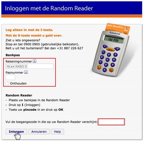 rabobank online inloggen.